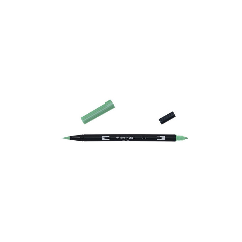 Rotulador Doble Punta Pincel Tombow Dual Brush 020 Holly Green