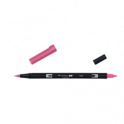 Rotulador Doble Punta Pincel Tombow Dual Brush 020 Hot Pink