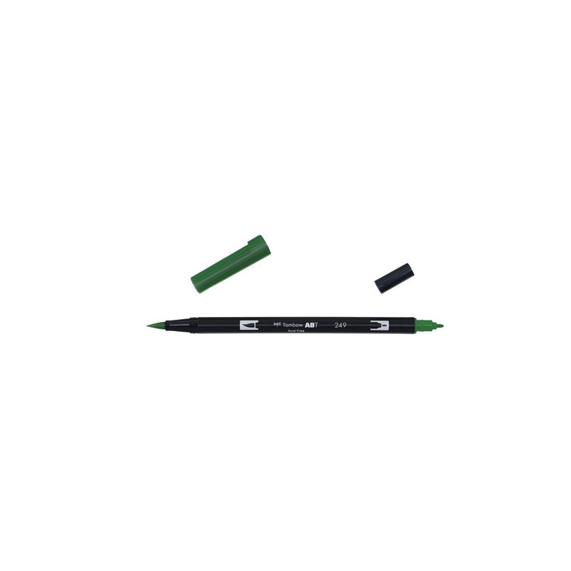 Rotulador Doble Punta Pincel Tombow Dual Brush 020 Hunter Green