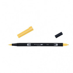 Rotulador Doble Punta Pincel Tombow Dual Brush 020 Light Ochre