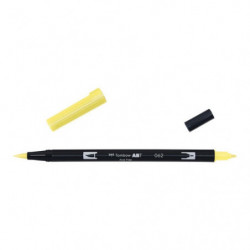 Rotulador Doble Punta Pincel Tombow Dual Brush 020 Pale Yellow