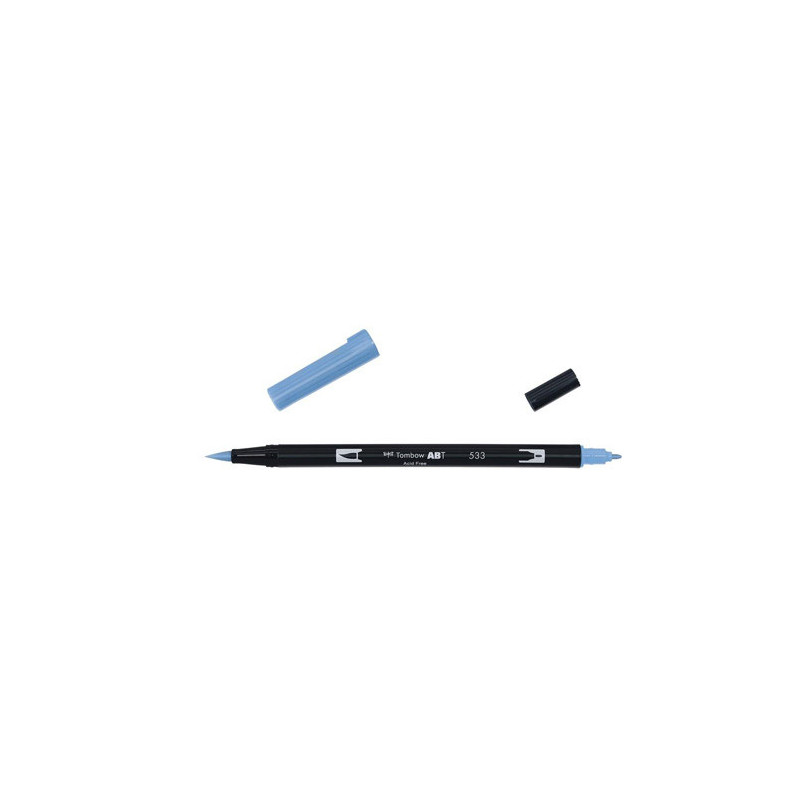 Rotulador Doble Punta Pincel Tombow Dual Brush 020 Azul Pavo Real