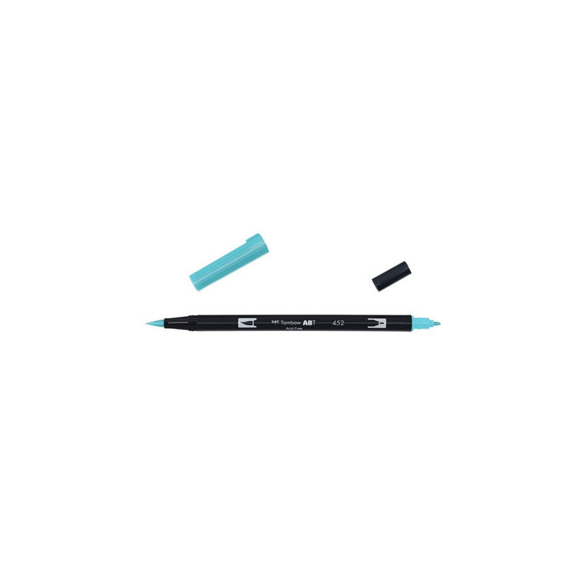 Rotulador Doble Punta Pincel Tombow Dual Brush 020 Process Blue