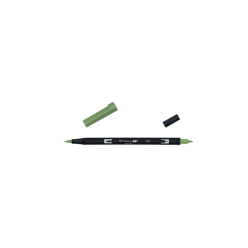 Rotulador Doble Punta Tombow Dual Brush 020 Color Asparagus