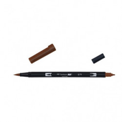 Rotulador Doble Punta Tombow Dual Brush 020 Color Brown