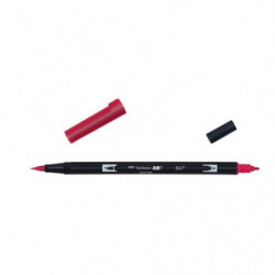 Rotulador Doble Punta Tombow Dual Brush 020 Color Crimson