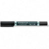 Rotulador Permanente Staedtler Lumocolor Duo Negro