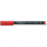 Rotulador Punta Super Fina 0,4mm Staedtler Lumocolor 313 Rojo