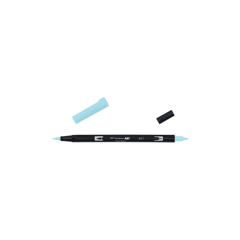 Roulador Doble Punta Pincel Tombow Dual Brush 401 Color Aqua