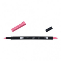 Roulador Doble Punta Pincel Tombow Dual Brush 803 Pink Puch