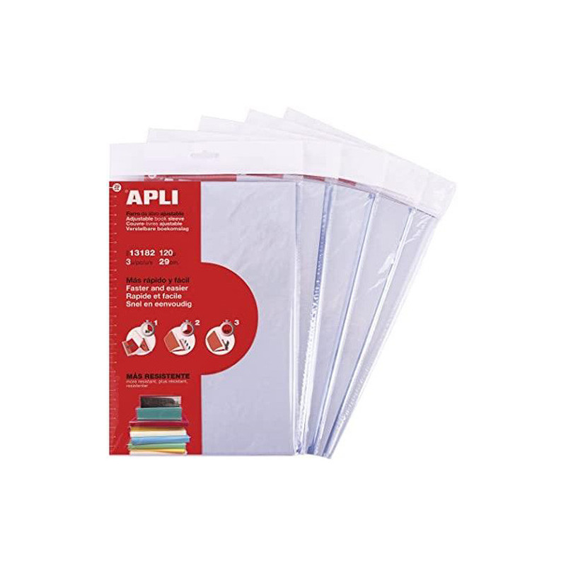 Forro de Libros Apli Solapa Ajustable Sin Adhesivo 310mm