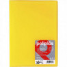 Carpeta 30 Fundas Traslucida Poliplas Amarillo|Carpeta Fundas