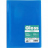 Carpeta 40 Fundas Folio Carpeta Gloss Azul|Carpeta Fundas