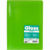 Carpeta 40 Fundas Folio Carpeta Gloss Verde|Carpeta Fundas