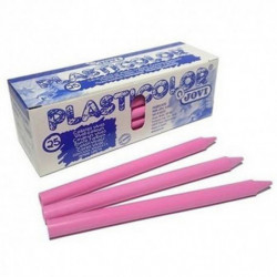 Ceras de Colorear PlastiDecor Rosa 25Uds