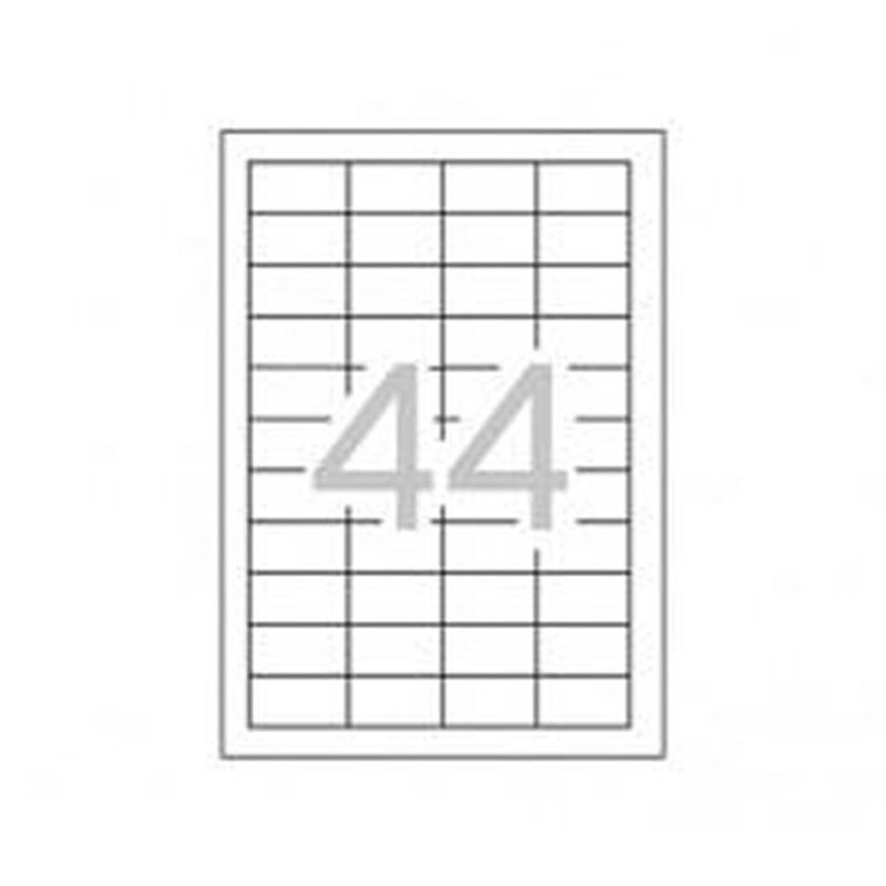 Etiqueta Adhesiva Apli Blanca 48,5x25,4 20Hojas 880Uds