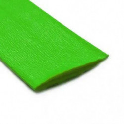 Papel Crespon Verde Medio Rollo 0,5x2,5M