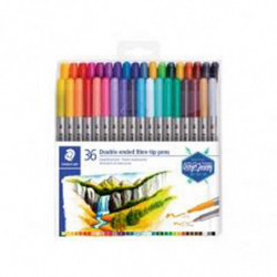 Rotulador Doble Punta Staedtler 36Uds Rotuladores Estilo Doble punta Rotuladores Colores Básicos Rotuladores Presentación  Packs Rotuladores Tipo Punta Media