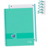 Cuaderno a4 EuropeanBook 1 Live&Go Extradura Verde Cuadriculado 5x5 80 Hojas