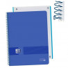 Cuaderno a4 EuropeanBook 1 Live&Go Azul Cuadriculado 5x5 80 Hojas