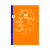 Cuaderno Lamela a4 Fluor Propileno Colores Surtidos 3mm 50 Hojas