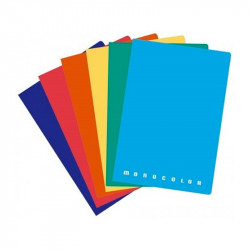Libreta a5 Tapa Carton Cuadriculado 4x4 70grs 48Hojas