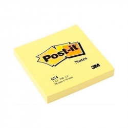Post-It Notas Adhesivas Amarillas 76x76mm 100 Hojas