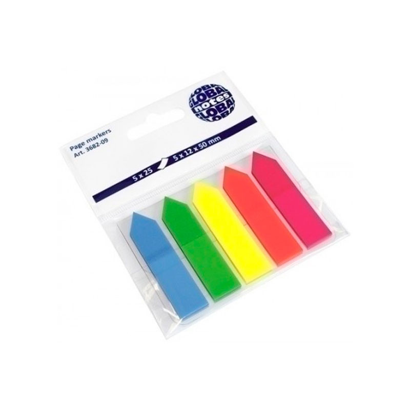Post-It Notas Adhesivas Flecha 12x44mm Pack 5