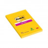 Post-It Notas Adhesivas Super Sticky Amarillo Lineas 101x152mm
