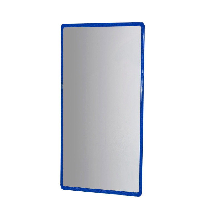 Espejo Irrompible de Aluminio Azul 120x50Cm