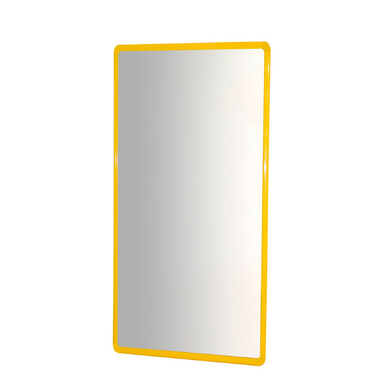 Espejo Irrompible de Aluminio Amarillo 120x50Cm