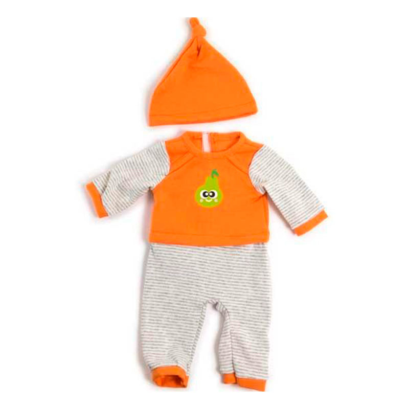 Pijama de Invierno Naranja para Muñecos 38Cm