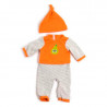 Pijama de Invierno Naranja para Muñecos 38Cm|Pijamas de invierno para muñecos