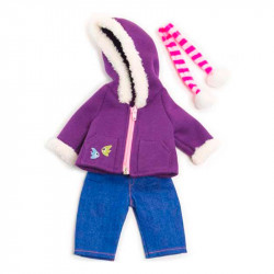 Ropa de Invierno Violeta para Muñecos 32