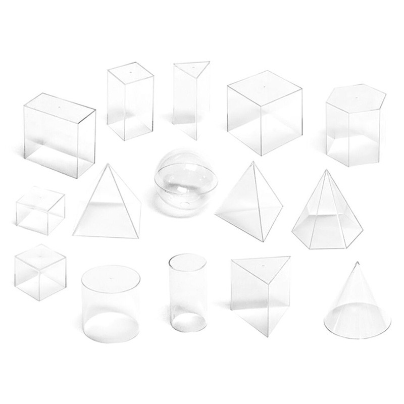 Set Volumen Cuerpos Geometricos Llenables 15Pzs