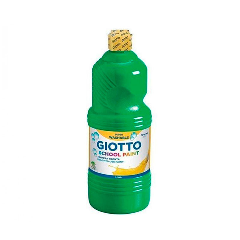 Tempera Liquida Lavable Giotto Verde 500Ml