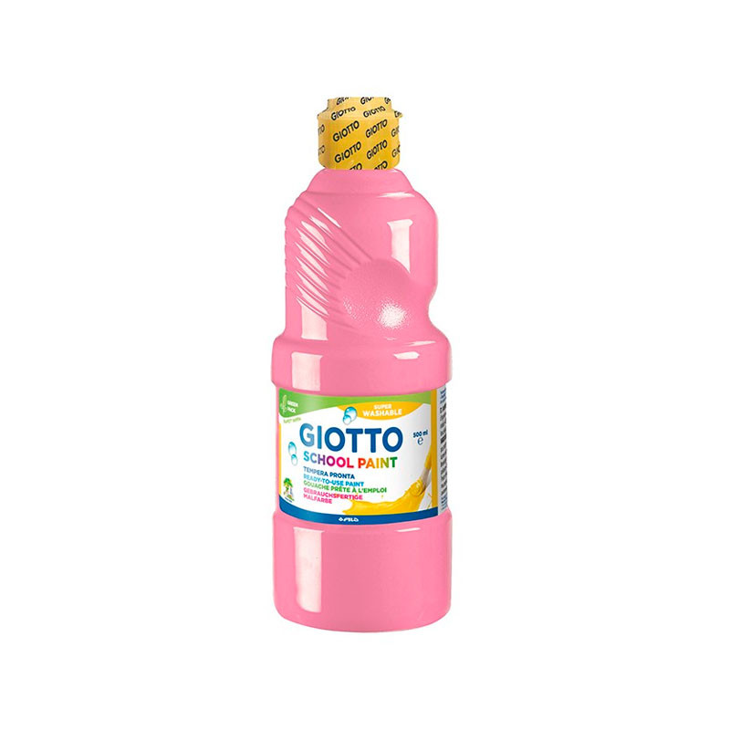 Tempera Liquida Lavable Giotto Rosa 500Ml