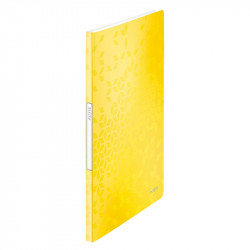 Carpeta 20 Fundas Leitz Wow Amarillo