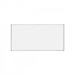 Pizarra de Melamina Blanca y Perfil de Aluminio 240x120 Cm