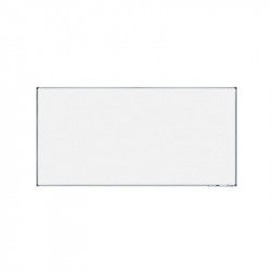 Pizarra Lacada Magnetica Blanca Perfil de Aluminio 240x120Cm