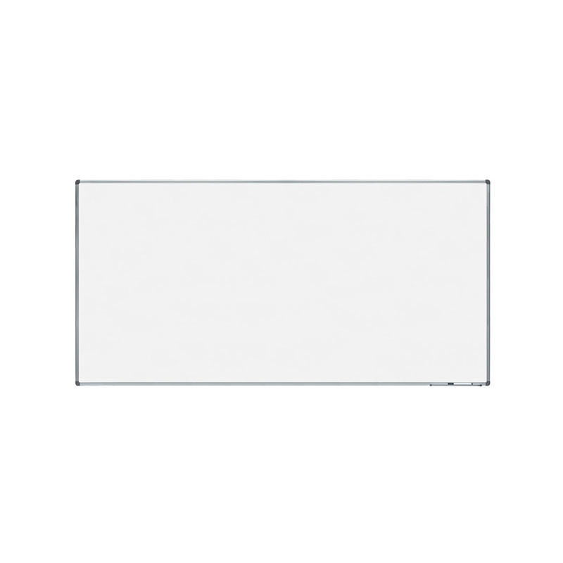 Pizarra Lacada Magnetica Blanca Perfil de Aluminio 240x120Cm