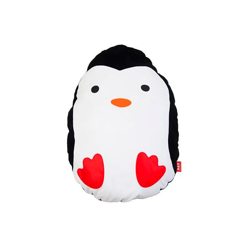 Puf Infantil Pingüino Terciopelo