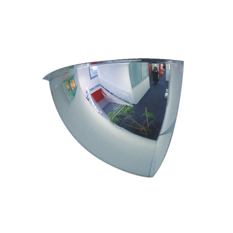 Espejo de Vigilancia Acero Inoxidable 2 Direcciones 1/8 Esfera 66Cm Diametro