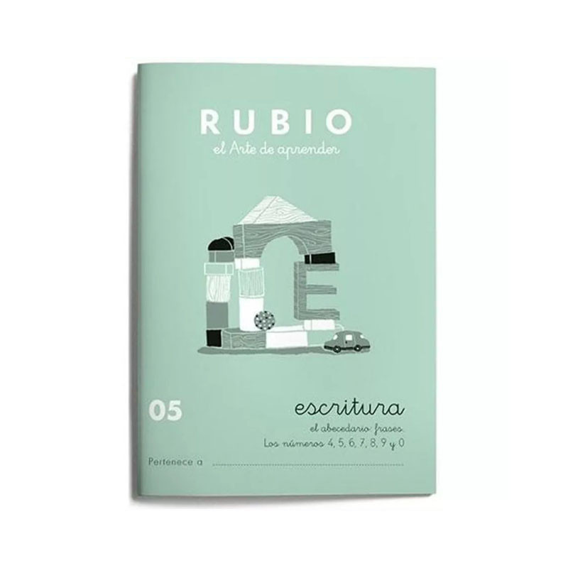 Cuaderno Escritura Rubio 05