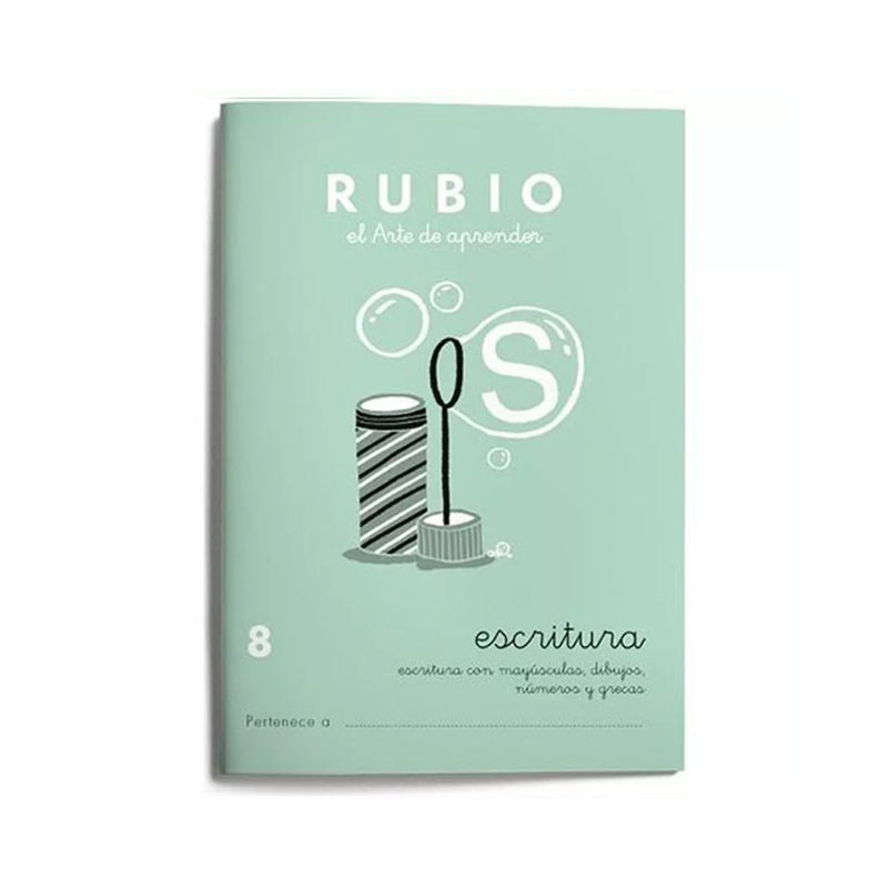 Cuaderno Escritura Rubio 8