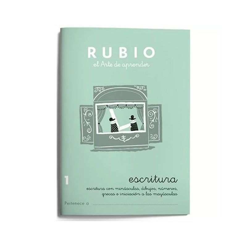 Cuaderno Escritura Rubio 1