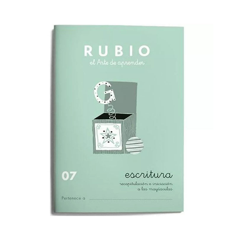 Cuaderno Escritura Rubio 07