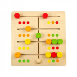 Juego de Motricidad Desliza y Asocia el Color Montessori