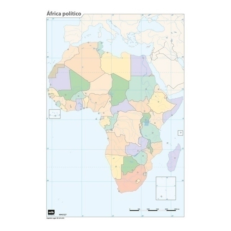Mapa Mudo Politico de Africa