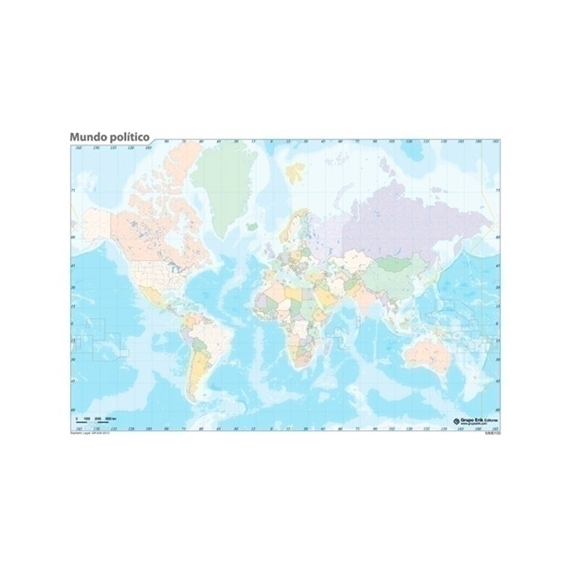 Mapa Mudo Politico Mundo